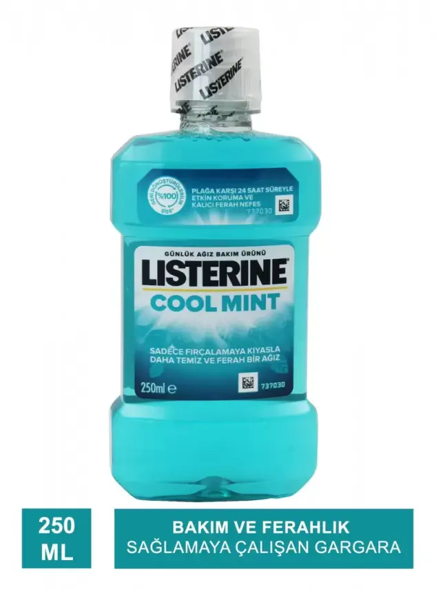Listerine Cool Mint Ağız Gargarası 250 ml - Nane Aromalı - 1