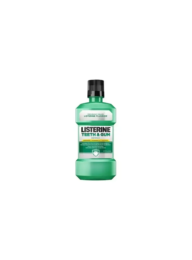 Listerine Teeth & Gum Defence Ağız Gargarası 500 ml - Ferah Nane - 2