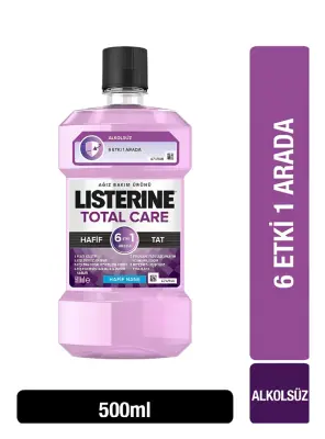 Listerine Total Care 6 Etki 1 Arada 500 ml - Hafif Nane - Listerine