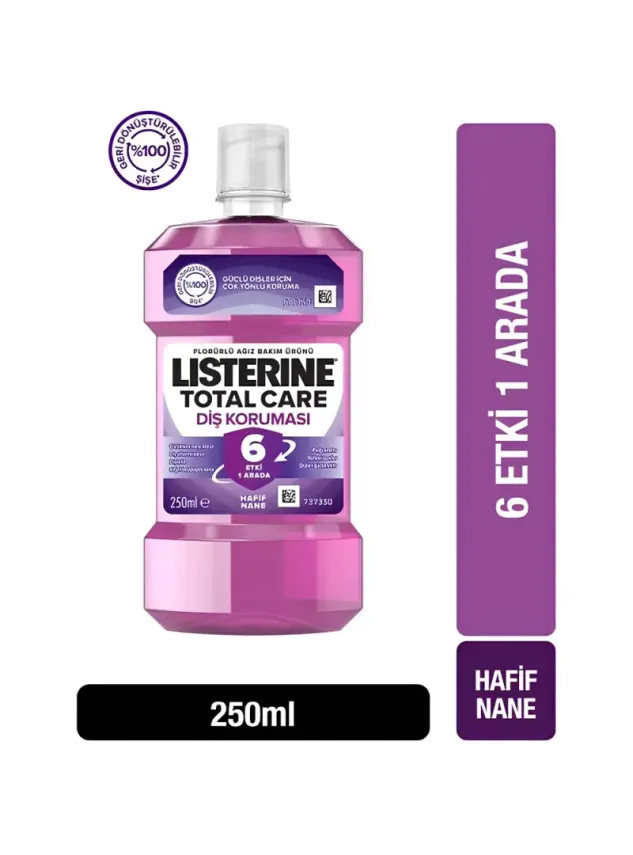 Listerine Total Care Diş Koruması Ağız Gargarası 250 ml - 1