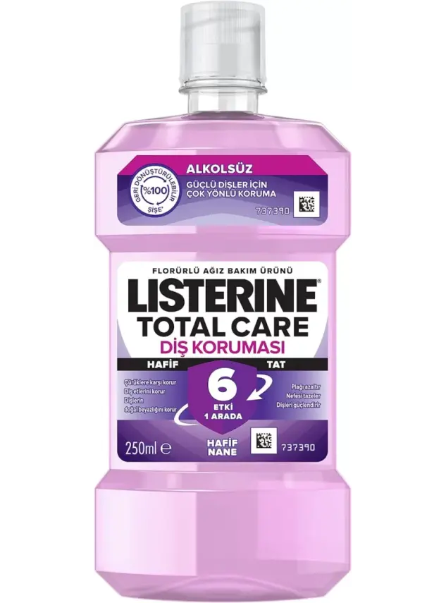 Listerine Total Care Diş Koruması Ağız Gargarası - Alkolsüz 250 ml - 2