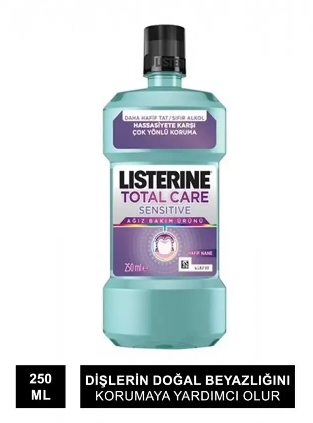 Listerine Total Care Sensitive Ağız Gargarası 250 ml - Hafif Nane - 1
