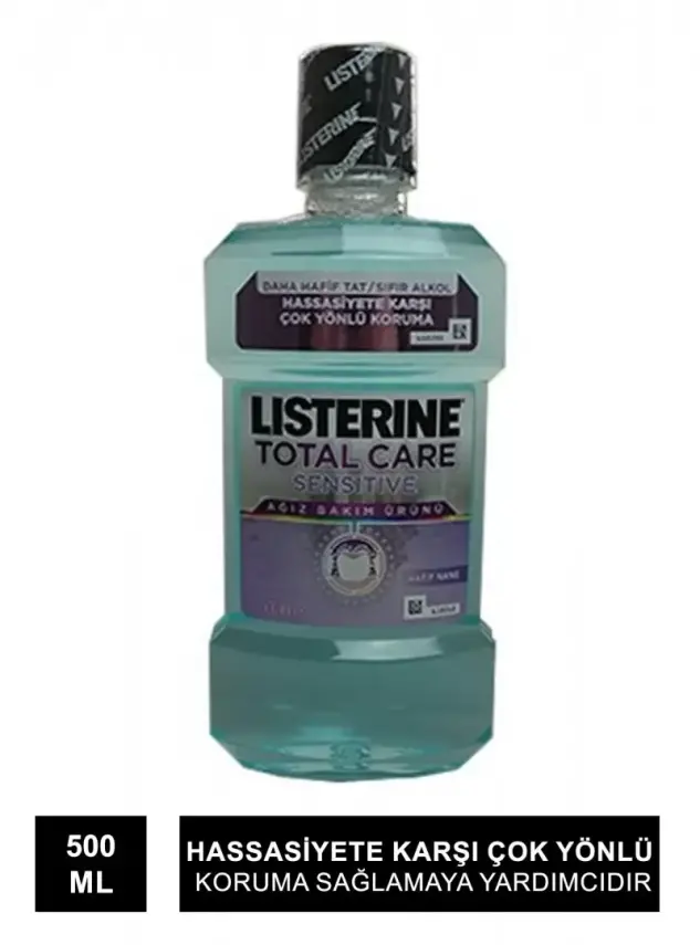 Listerine Total Care Sensitive Ağız Gargarası 500 ml - Hafif Nane - 1