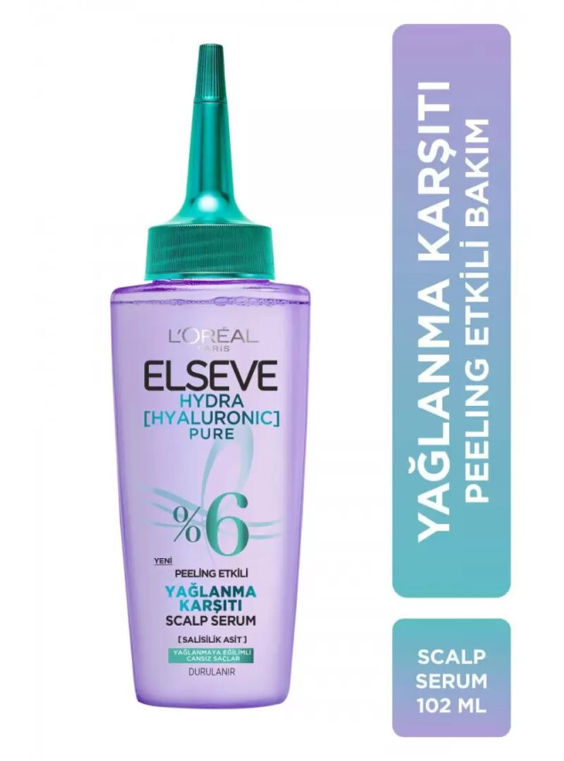 Loreal Elseve Hydra Pure Yağlanma Karşıtı Saç Serumu 102 ml - Loreal