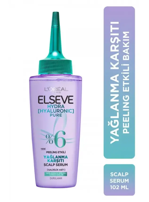 Loreal Elseve Hydra Pure Yağlanma Karşıtı Saç Serumu 102 ml - 1