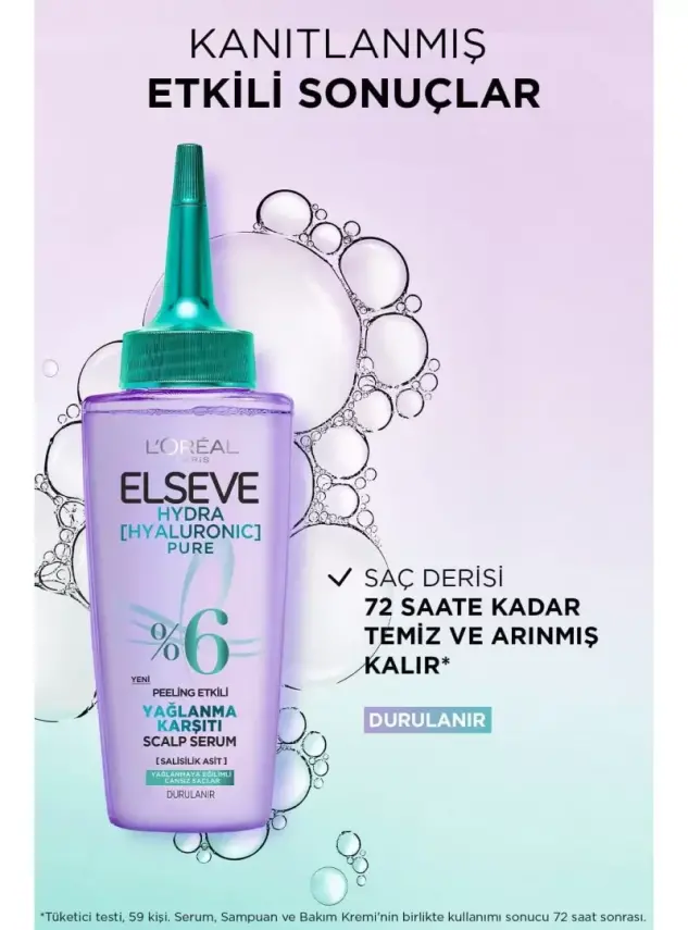 Loreal Elseve Hydra Pure Yağlanma Karşıtı Saç Serumu 102 ml - 2
