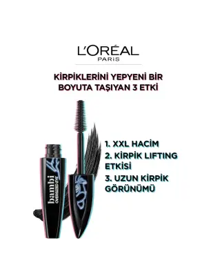 Loreal Paris Bambi Oversized Eye Maskara - Siyah 8.9ml - 1