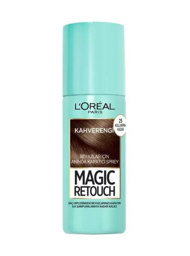 Loreal Paris Beyaz Saçlar İçin Kapatıcı Saç Spreyi - Kahverengi - 75 ml - 2