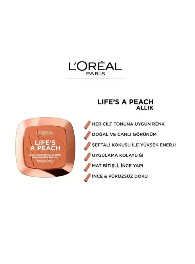 Loreal Paris Blush of Paradise Life's a Peach Allık 9gr - 1