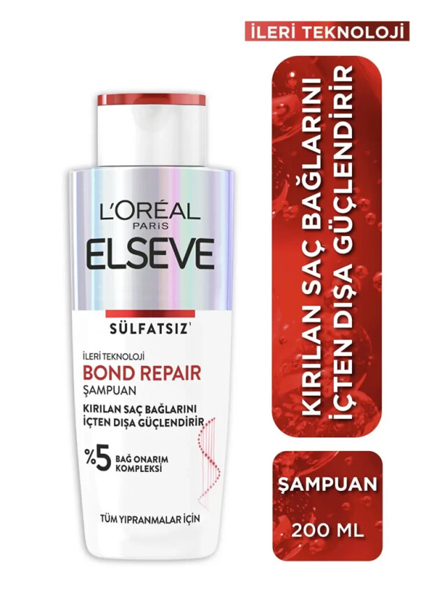 Loreal Paris Bond Repair Saç Bağlarını Güçlendirici Şampuan 200 ml - Loreal