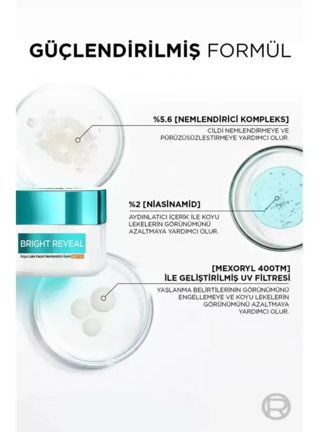 Loreal Paris Bright Reveal - Koyu Leke Karşıtı Nemlendirici Krem - Gkf50 50 ml - 3