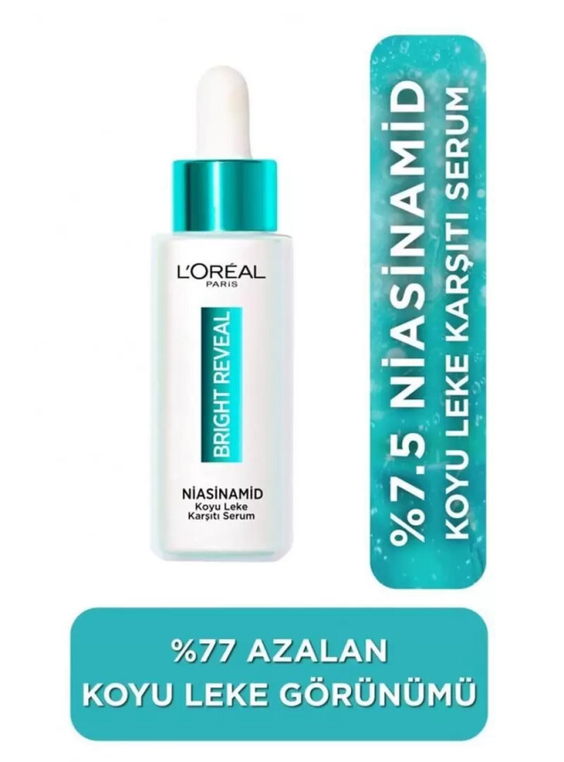 Loreal Paris Bright Reveal Niasinemid - Koyu Leke Karşıtı Serum - 30 ml - Loreal