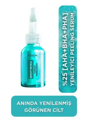 Loreal Paris Bright Reveal - Yenileyici Peeling Serum - 25 ml - 1