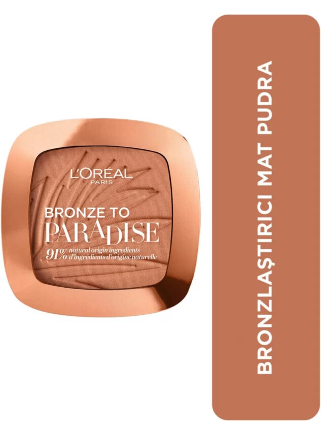 Loreal Paris Bronze to Paradise Mat Bronzlaştırıcı Pudra 02 Baby One More Tan 9gr - Loreal