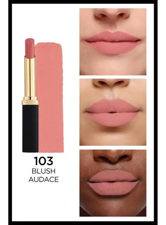 Loreal Paris Color Riche Intense Volume Matte Ruj - 103 BLUSH AUDACE - 3