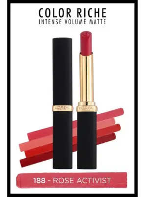 Loreal Paris Color Riche Intense Volume Matte Ruj - 188 ROSE ACTIVIST - 1