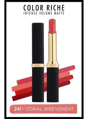 Loreal Paris Color Riche Intense Volume Matte Ruj - 241 CORAL IRREVERE - 1