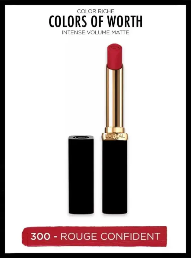 Loreal Paris Color Riche Intense Volume Matte Ruj - 300 Rouge Confident - 1