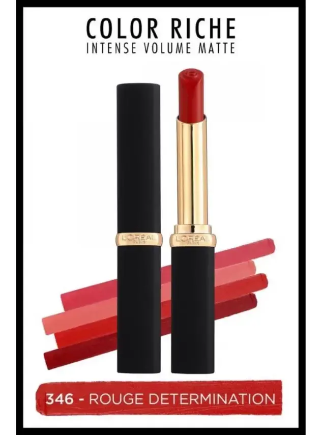 Loreal Paris Color Riche Intense Volume Matte Ruj - 346 Rouge Determination - 1