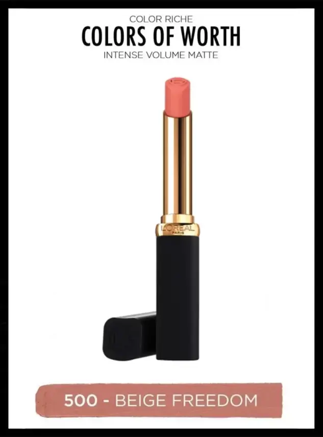 Loreal Paris Color Riche Intense Volume Matte Ruj - 500 Beige Freedom - 1
