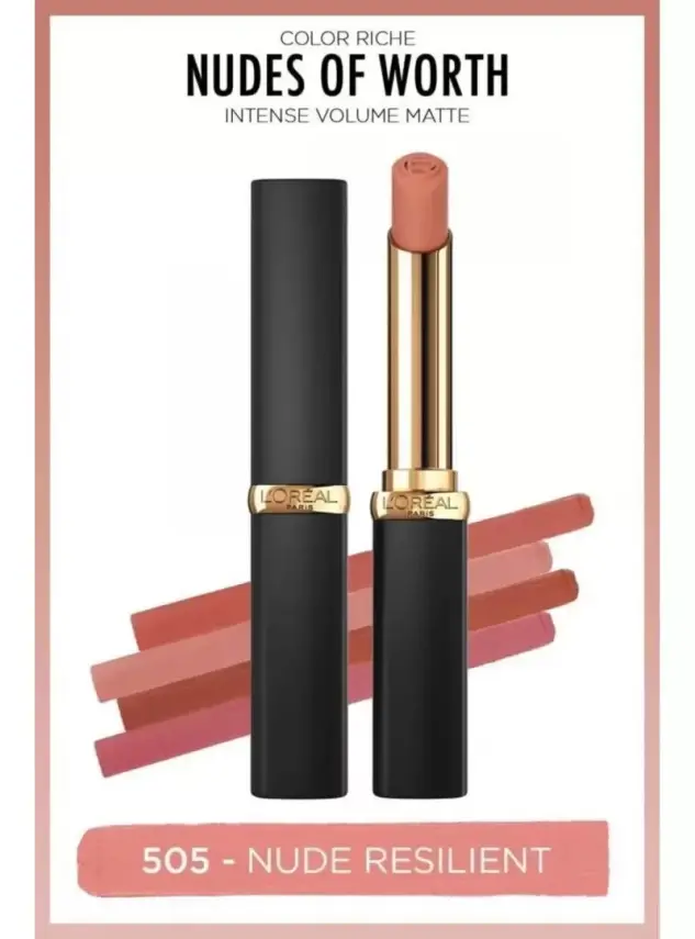 Loreal Paris Color Riche Intense Volume Matte Ruj - 505 Nude Resilient - 1