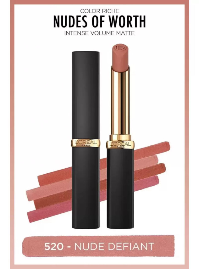 Loreal Paris Color Riche Intense Volume Matte Ruj - 520 Nude Defiant - Loreal