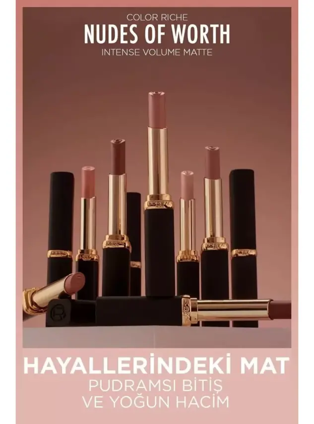 Loreal Paris Color Riche Intense Volume Matte Ruj - 520 Nude Defiant - 5
