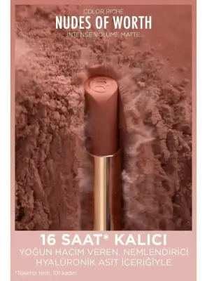 Loreal Paris Color Riche Intense Volume Matte Ruj - 520 Nude Defiant - 7
