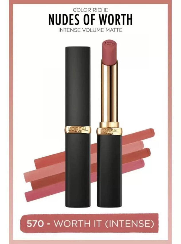 Loreal Paris Color Riche Intense Volume Matte Ruj - 570 Worth It -Intense- - Loreal