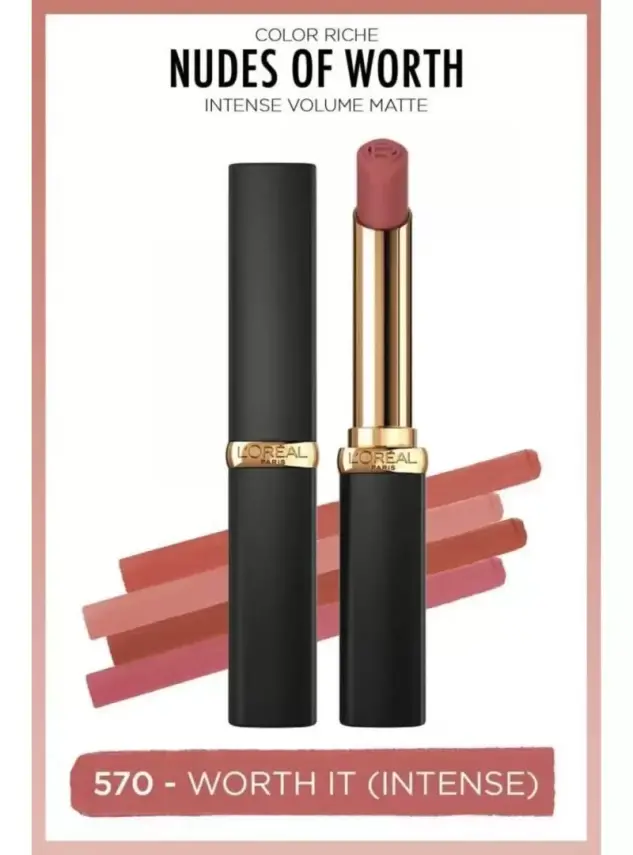 Loreal Paris Color Riche Intense Volume Matte Ruj - 570 Worth It -Intense- - 1