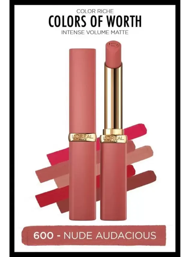 Loreal Paris Color Riche Intense Volume Matte Ruj - 600 Nude Audacious - 1