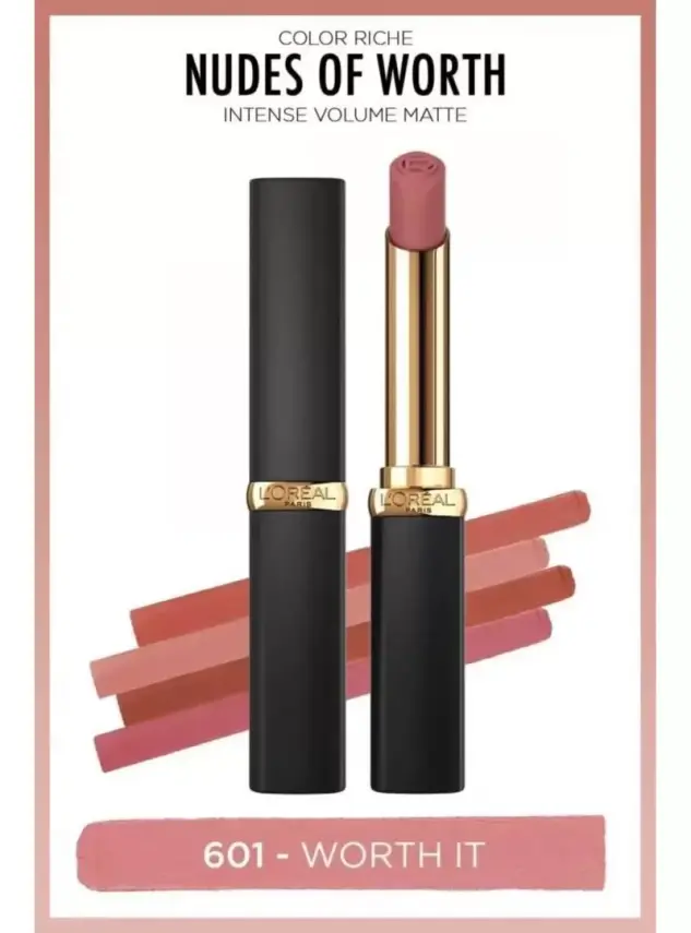 Loreal Paris Color Riche Intense Volume Matte Ruj - 601 Worth It - 1