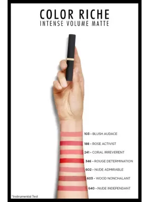 Loreal Paris Color Riche Intense Volume Matte Ruj - 602 NUDE ADMIRABLE - 6