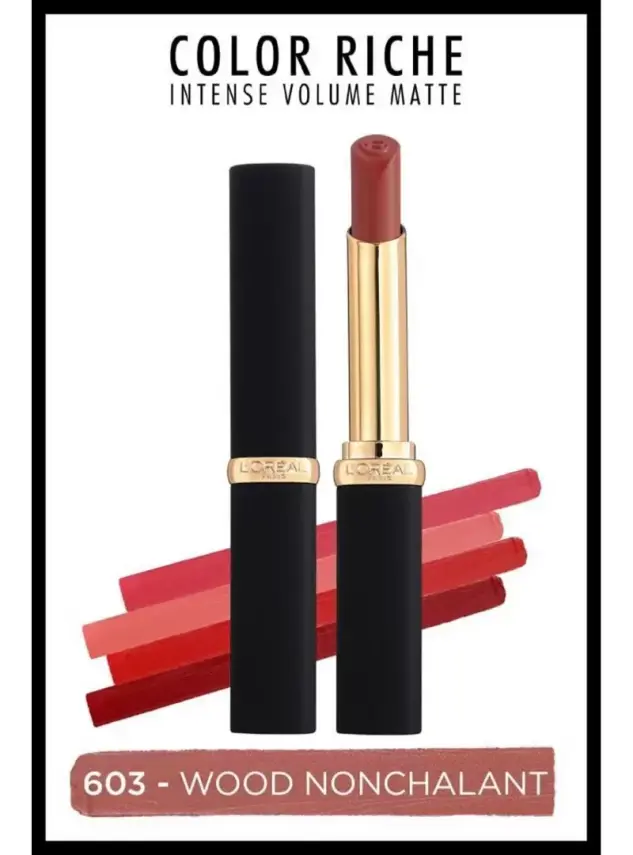 Loreal Paris Color Riche Intense Volume Matte Ruj - 603 WOOD NONCHALAN - 1