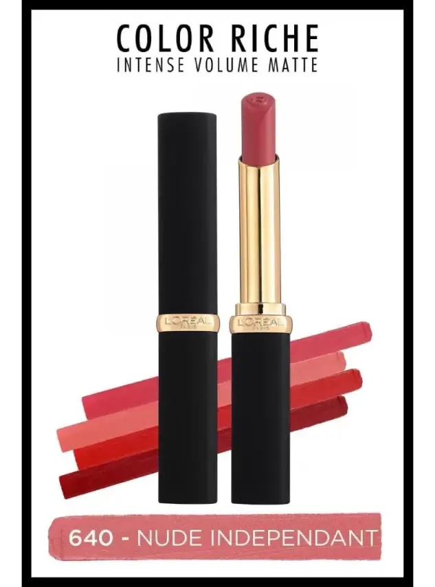 Loreal Paris Color Riche Intense Volume Matte Ruj - 640 Nude İndependant - 1