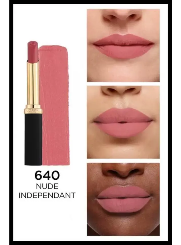 Loreal Paris Color Riche Intense Volume Matte Ruj - 640 Nude İndependant - 2