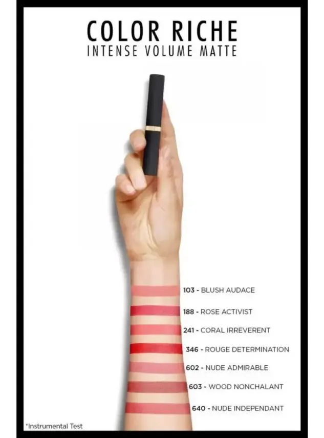 Loreal Paris Color Riche Intense Volume Matte Ruj - 640 Nude İndependant - 3