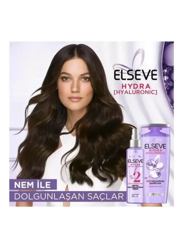 Loreal Paris Elseve Hydra - Hyaluronic - Nem Dolduran Şampuan 390 ml - 3