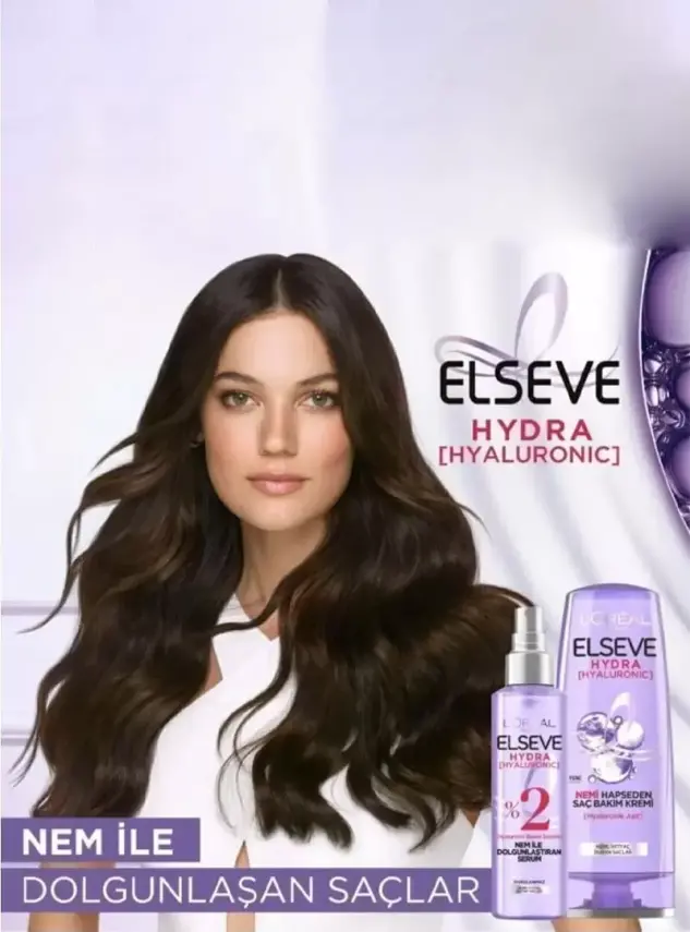 Loreal Paris Elseve Hydra - Hyaluronic - Nemi Hapseden Saç Bakım Kremi 390 ml - 4