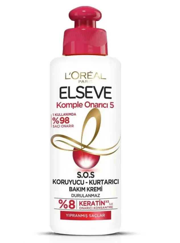 Loreal Paris Elseve Komple Onarıcı 5 S.O.S Koruyucu - Kurtarıcı Bakım Kremi 200 ml - 2