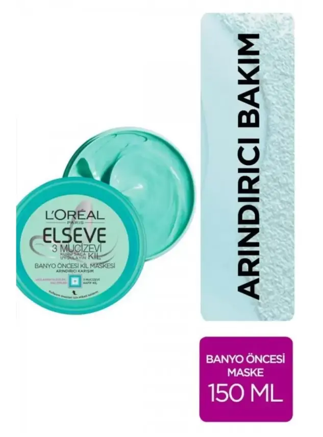 Loreal Paris Elseve Mucizevi Kil Maskesi 150 ml - 1