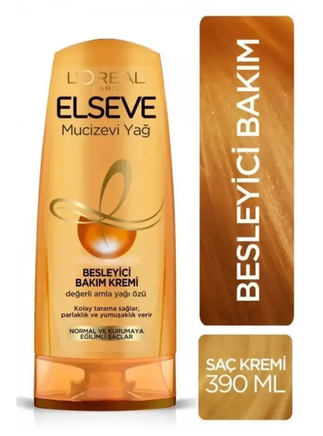 Loreal Paris Elseve Mucizevi Yağ Besleyici Bakım Kremi 390 Ml - 1