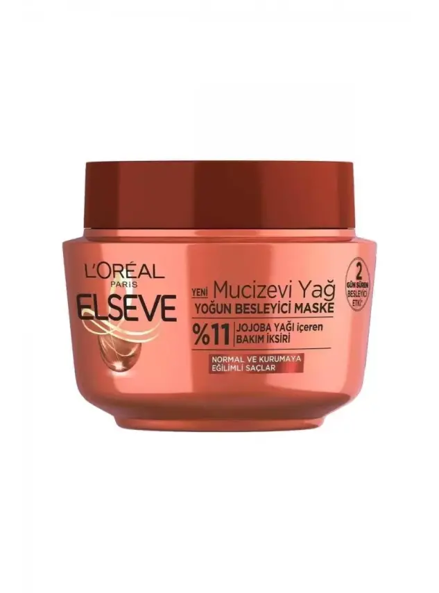 Loreal Paris Elseve Mucizevi Yağ Besleyici Maske 300 ml - 2