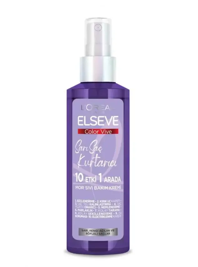 Loreal Paris Elseve Sarı Saç Kurtarıcı Mor Sıvı Bakım Kremi 150 ml - 2