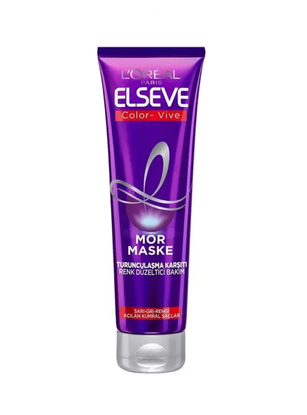 Loreal Paris Elseve Turunculaşma Karşıtı Renk Düzeltici Mor Maske 150 ml - 2