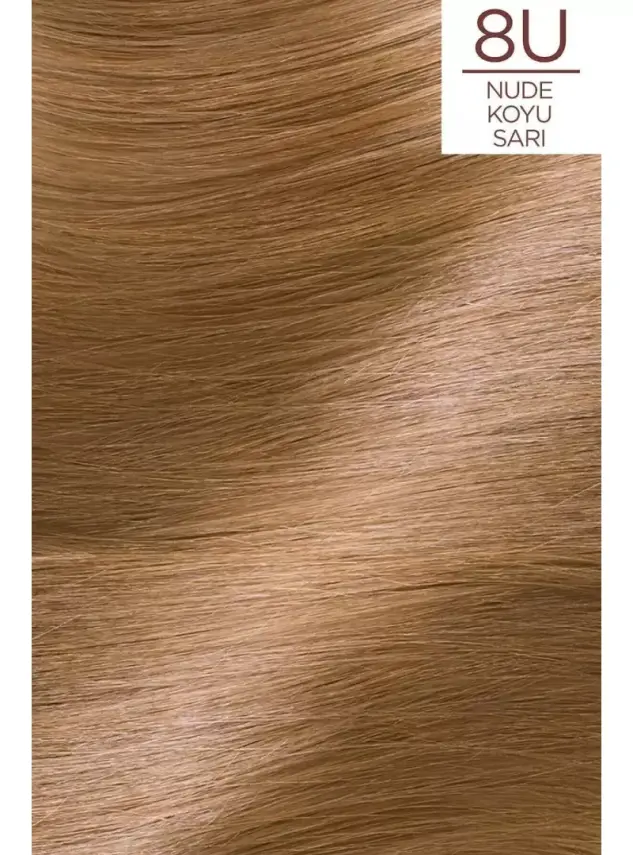Loreal Paris Excellence Creme Nude Renkler Saç Boyası – 8u Nude Koyu Sarı - 4