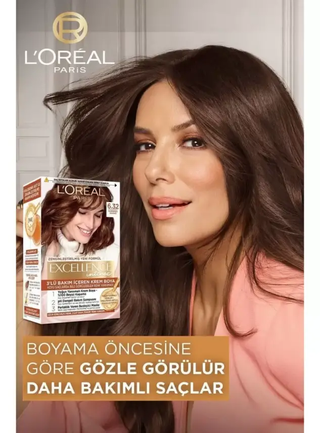 Loreal Paris Excellence Intense Saç Boyası 6.32 Karamel Kahve - 1