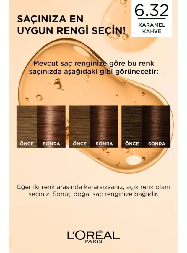 Loreal Paris Excellence Intense Saç Boyası 6.32 Karamel Kahve - 4