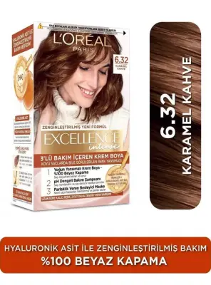 Loreal Paris Excellence Intense Saç Boyası 6.32 Karamel Kahve - 7