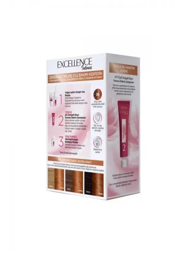 Loreal Paris Excellence Intense Saç Boyası 7.43 Sultan Bakırı - 1